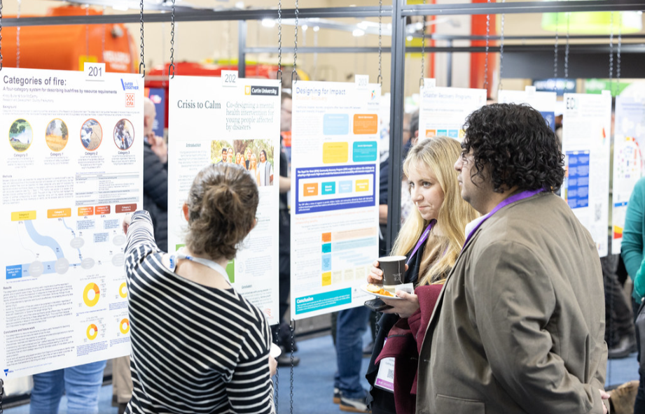 Poster presentation at the 2025 AFAC conference